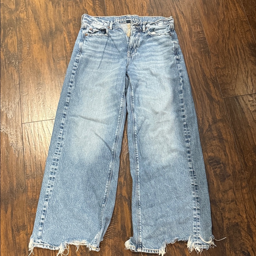 American Eagle Outfitters Light Blue Flare Jeans
